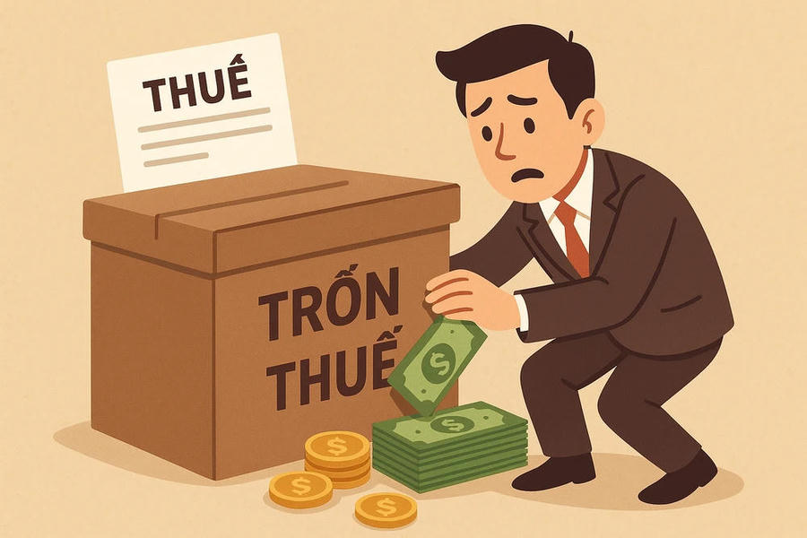 Công an TP Hà Nội cảnh báo vi phạm pháp luật về thuế đối với doanh nghiệp, hộ kinh doanh, cá nhân. (Ảnh minh họa)