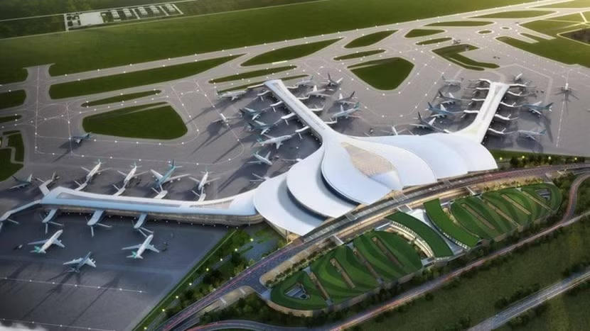 Phối cảnh Sân bay Long Thành - TP Đồng Nai. 