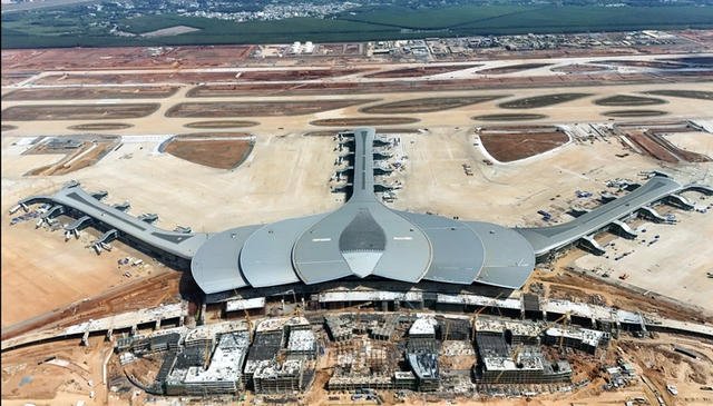 Sân bay Long Thành được quy hoạch kết nối với tuyến đường sắt tốc độ cao Bắc - Nam và 2 tuyến metro nhằm tăng cường khả năng trung chuyển hành khách. - Ảnh: A.B.