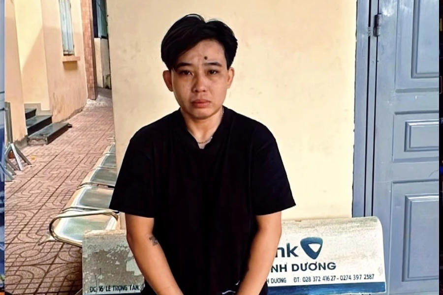 Nghi phạm Lữ Thị Bé Thảo. Ảnh: Công an phường Thuận Giao.