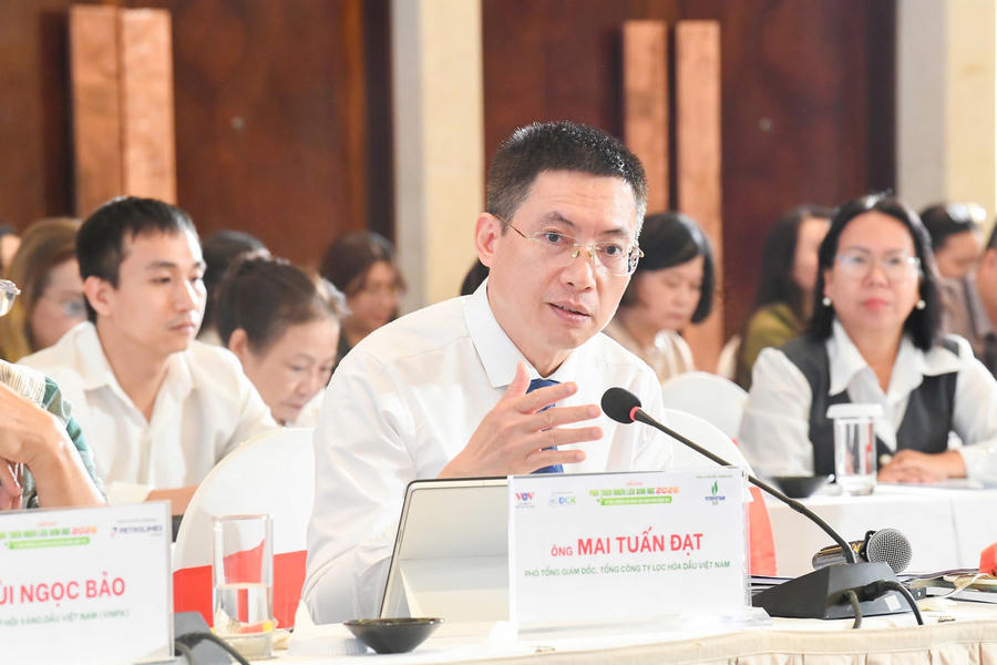 Ông Mai Tuấn Đạt – Phó Tổng Giám đốc Tổng Công ty Lọc hóa dầu Việt Nam phát biểu tại Diễn đàn.