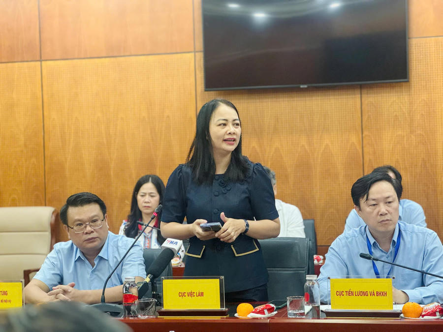 Bà Chu Thị Hạnh, Phó cục trưởng Cục Việc làm (Bộ Nội vụ)