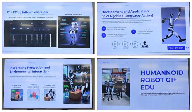 Robot hình người sẽ được nghiên cứu ứng dụng tại nhà máy Heineken Việt Nam.