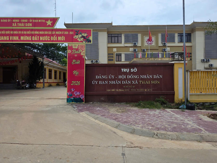 Trụ sở UBND xã Thái Sơn, tỉnh Tuyên Quang.
