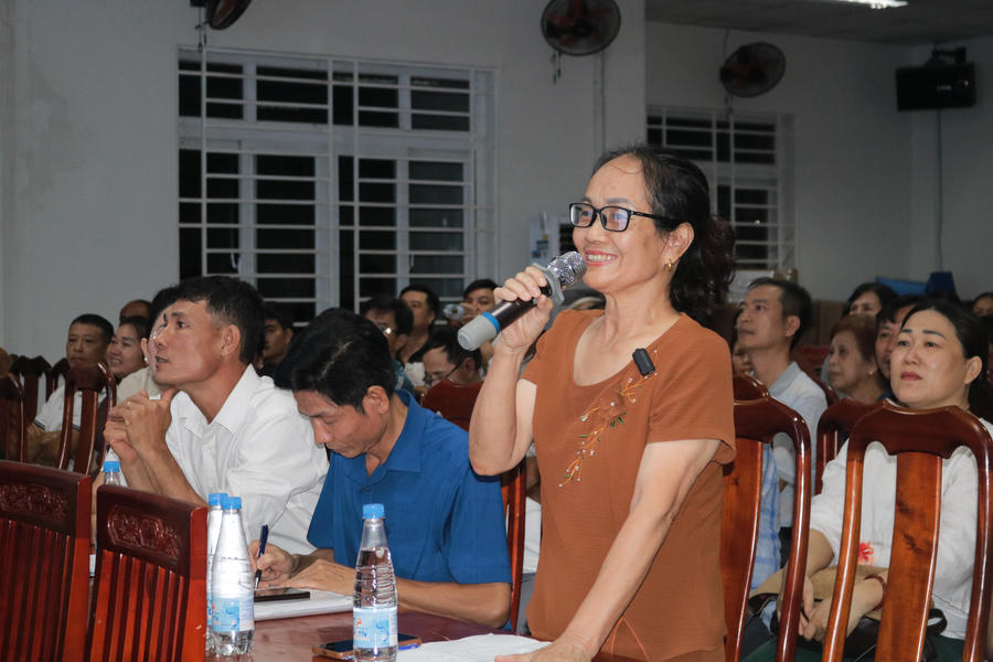 Người dân vui mừng và đồng thuận đối với việc nâng cấp, mở rộng đường Nguyễn Thái Học.