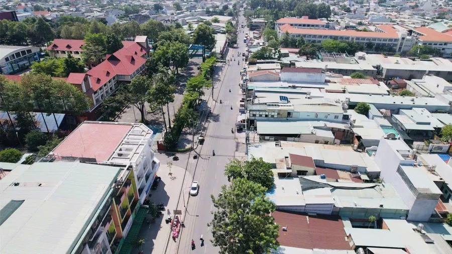 Trung tâm phường Trảng Dài văn minh, hiện đại.