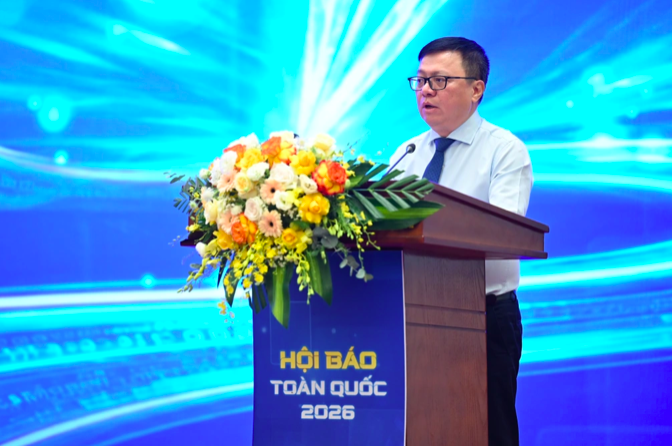 Ông Lê Quốc Minh, Chủ tịch Hội Nhà báo Việt Nam (Ảnh: Văn Trung).

