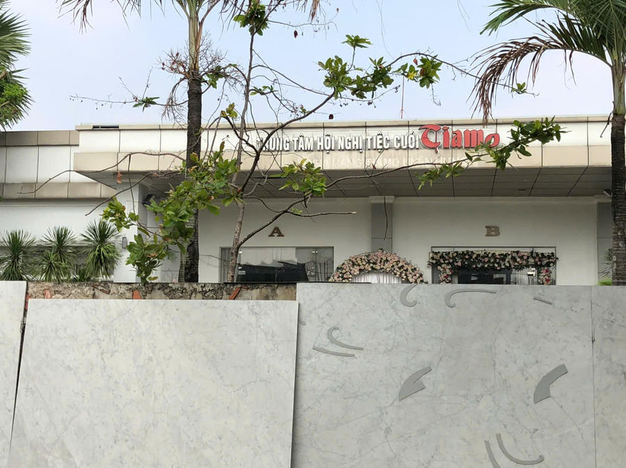 Hiện trạng nhà hàng tiệc cưới Tiamo.