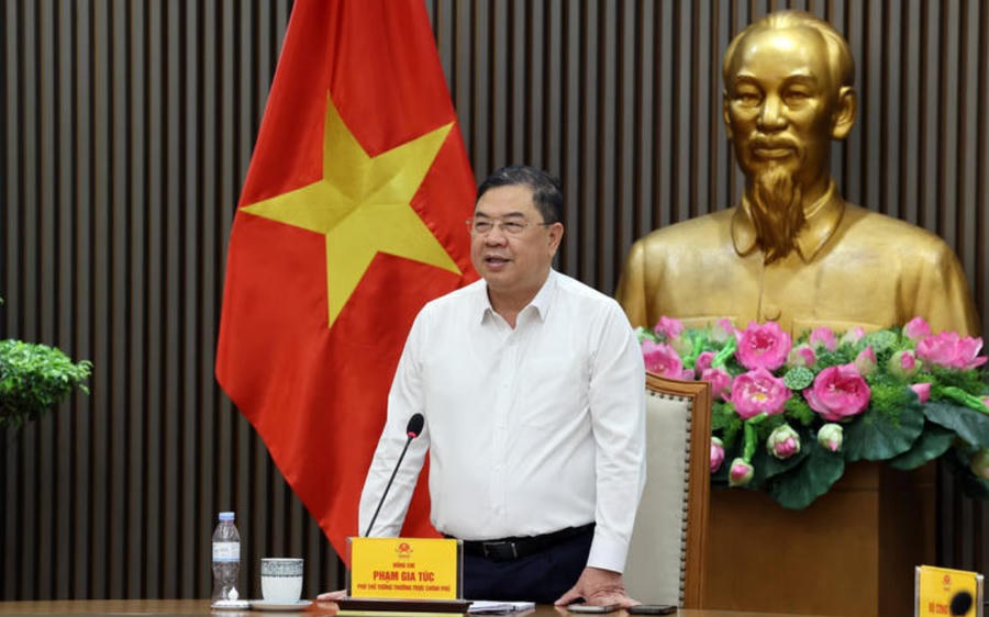 Phó Thủ tướng Thường trực Phạm Gia Túc chỉ đạo hoàn thiện quy định nhập khẩu ô tô diện quà biếu. VGP/Phương Nguyên