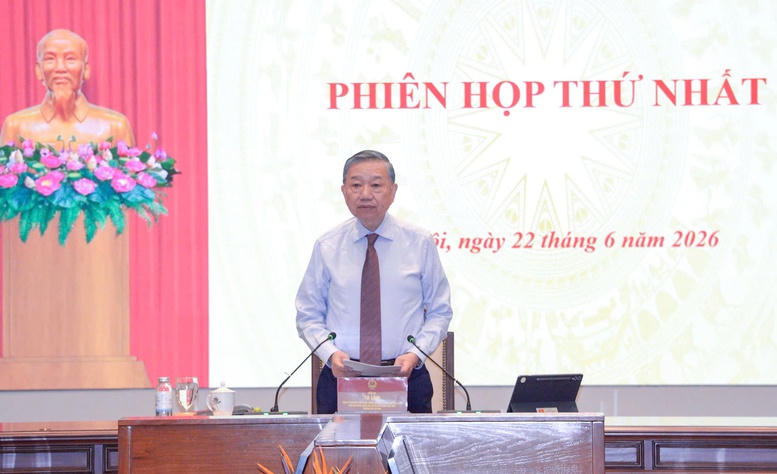 Tổng Bí thư, Chủ tịch nước Tô Lâm phát biểu chỉ đạo tại phiên họp - Ảnh: VGP/DA