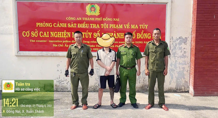 Công an phường Trảng Dài quyết liệt đưa các đối tượng nghiện ma túy đi cai nghiện bắt buộc, bảo đảm địa bàn bình yên, không tội phạm và tệ nạn.