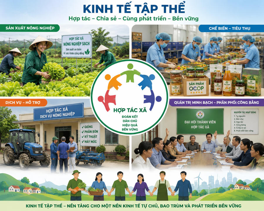 Phó Thủ tướng Nguyễn Văn Thắng vừa ký ban hành Chương trình tổng thể phát triển kinh tế tập thể giai đoạn 2026 - 2030, hướng đến mục tiêu nâng cao thu nhập cho người dân. (Ảnh minh họa AI)