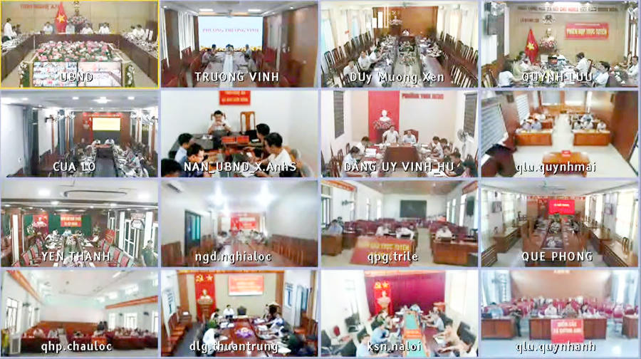Phiên họp được tổ chức theo hình thức trực tuyến.