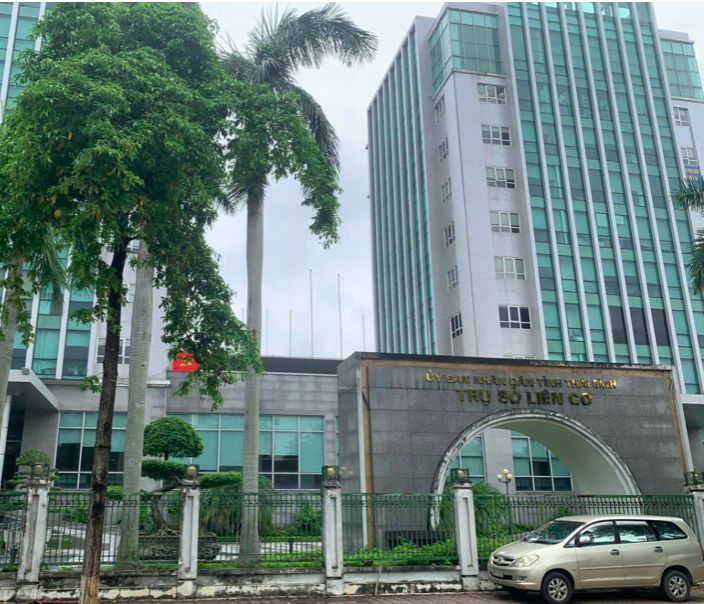 Trụ sở liên cơ tỉnh Thái Bình (cũ) đang chờ xử lý. Ảnh: PV
