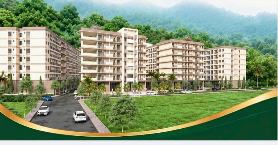 Phối cảnh dự án Nhà ở xã hội Phước Hậu. 