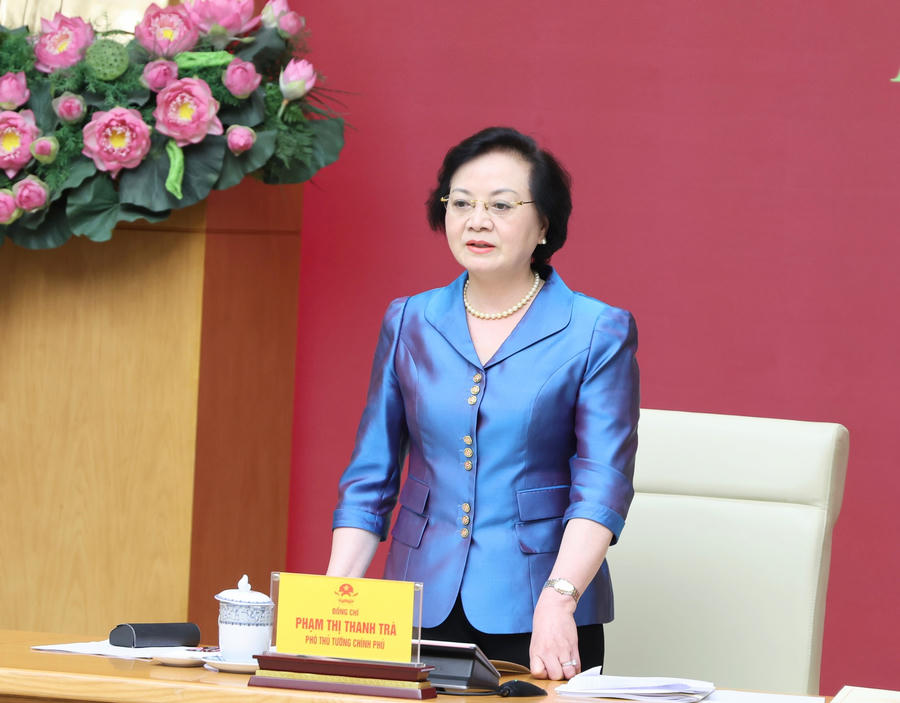 Phó Thủ tướng Phạm Thị Thanh Trà phát biểu chỉ đạo tại Hội nghị. Ảnh: VGP