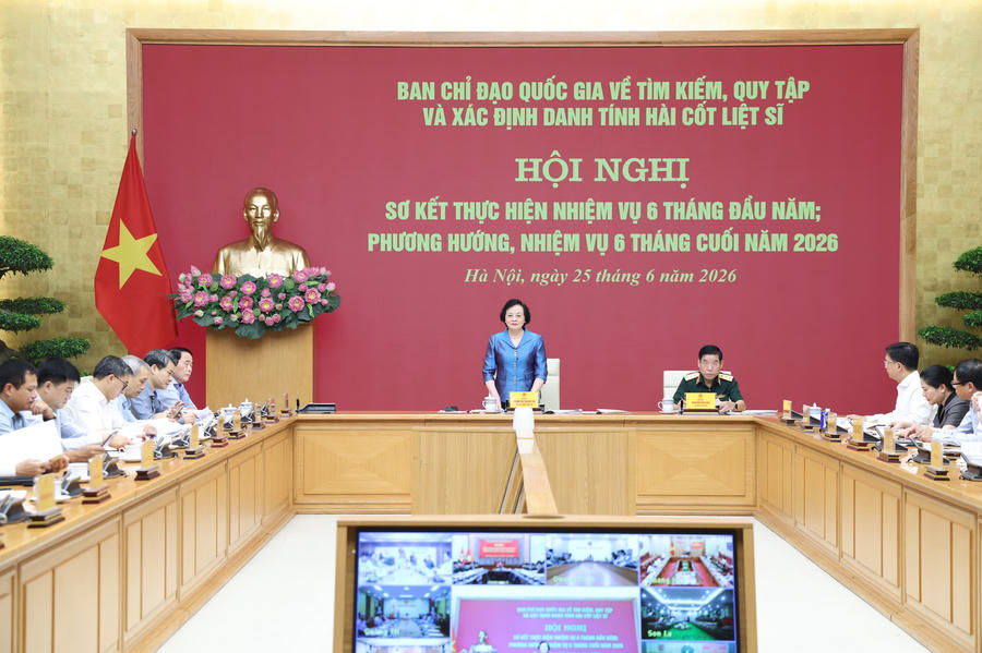 Phó Thủ tướng Phạm Thị Thanh Trà chủ trì hội nghị. Ảnh: VGP
