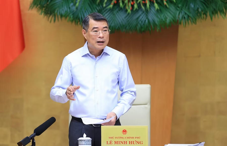 Thủ tướng Lê Minh Hưng kết luận tại Hội nghị. Ảnh VGP