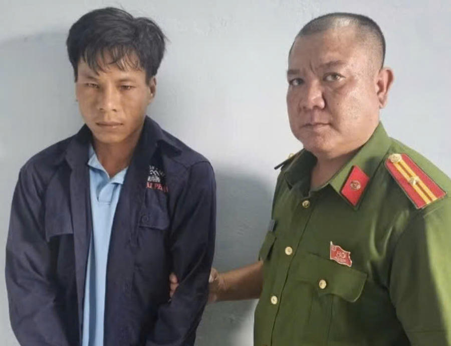 Đối tượng Đài đã bị tạm giữ hình sự về hành vi cướp giật tài sản. Ảnh: Công an Gia Lai