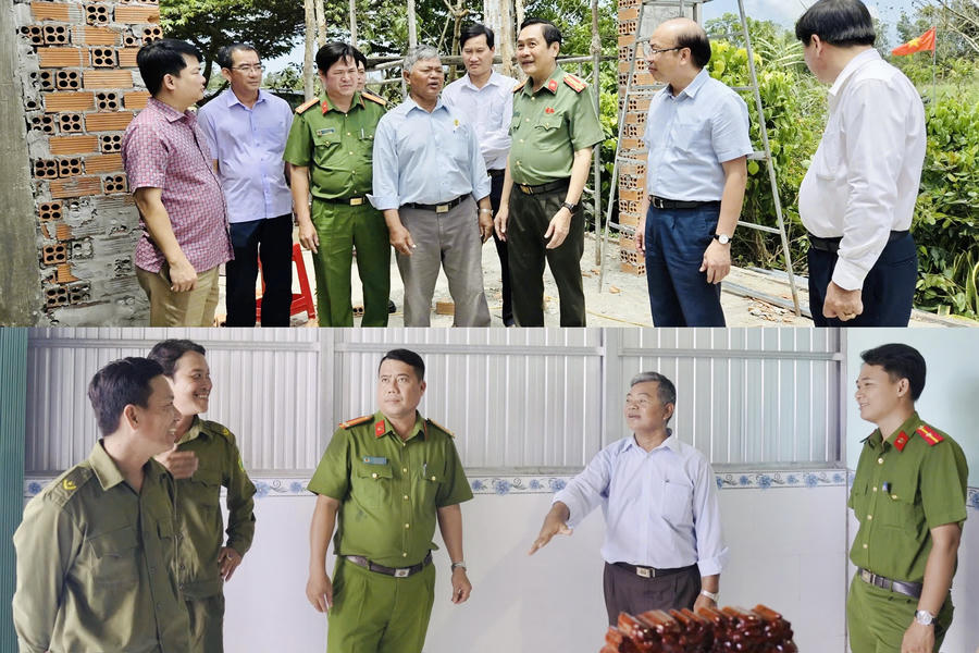 Hành trình từ khảo sát, khởi công đến hoàn thành căn nhà mới của gia đình ông Lý Huỳnh (ấp Sào Lưới B, xã Đá Bạc), hiện đã đưa vào sử dụng, giúp gia đình ổn định cuộc sống.