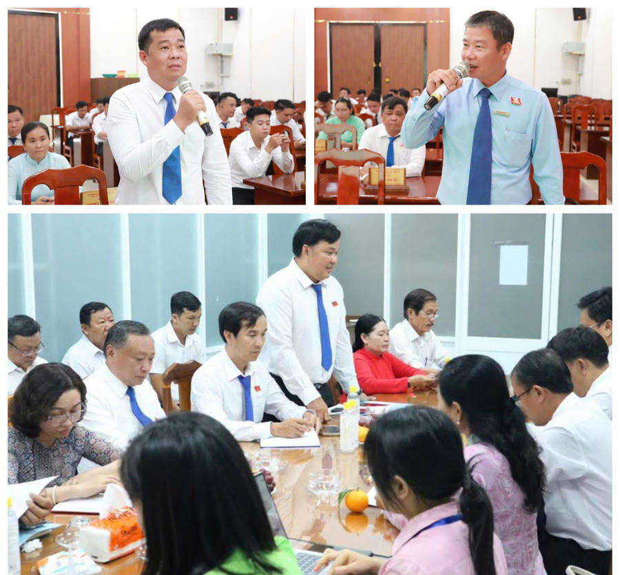 Không khí thảo luận diễn ra sôi nổi, trách nhiệm với hàng chục lượt phát biểu