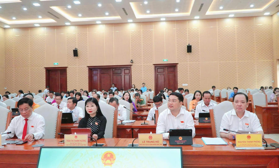 Các đại biểu tham dự kỳ họp.