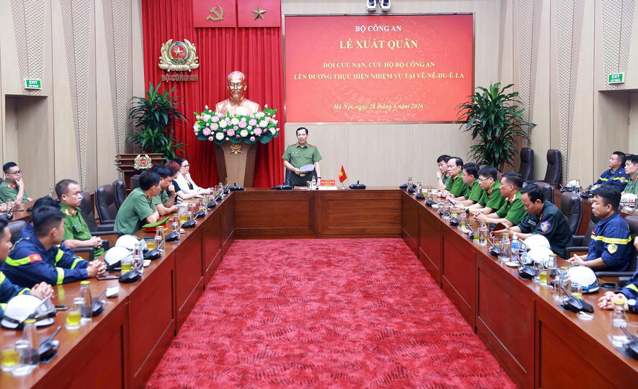 Quang cảnh buổi Lễ xuất quân.