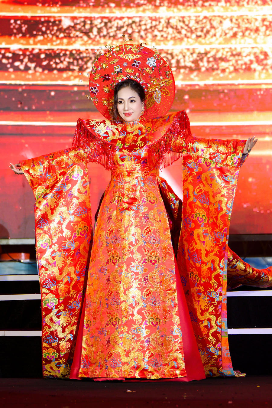 Nữ doanh nhân chia sẻ khát vọng mở rộng thương hiệu Việt ra thị trường quốc tế, song hành với các hoạt động vì cộng đồng.