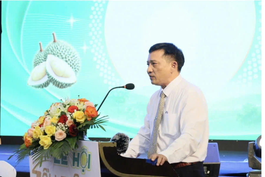 Ông Nguyễn Quốc Hiệp, Phó Giám đốc Sở Văn hóa, Thể thao và Du lịch Đắk Lắk phát biểu tại hội nghị. Ảnh: Thanh Hải
