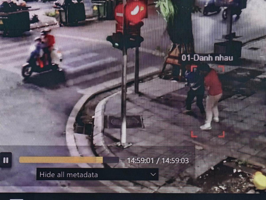 Không chỉ ghi nhận vi phạm giao thông, camera ghi nhận thông tin về ANTT, và vệ sinh môi trường.
