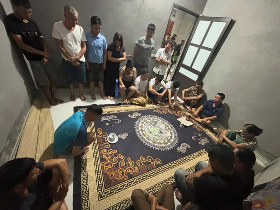 Sới bạc bị triệt phá.