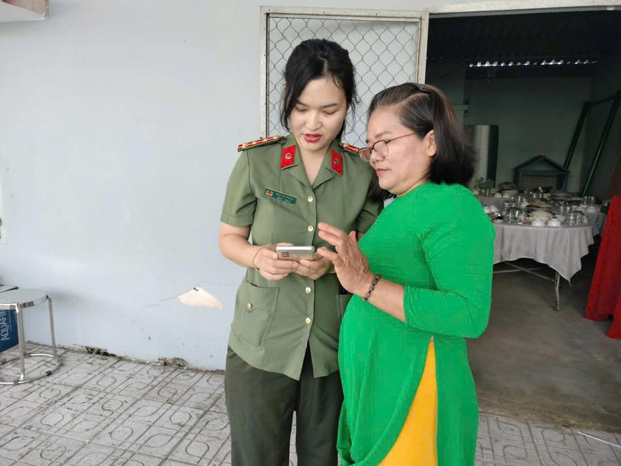 Những hoạt động thiết thực của lực lượng Công an xã Phước An.