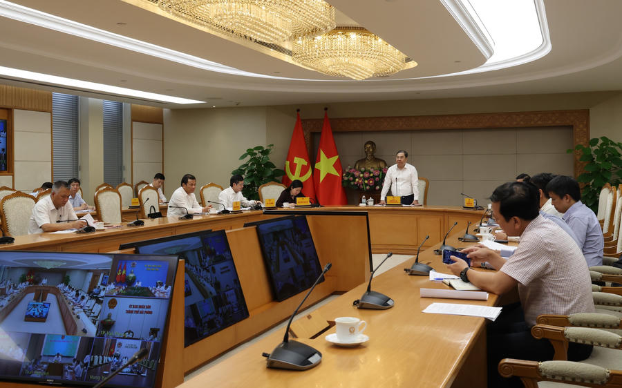 Toàn cảnh buổi làm việc. Ảnh: VGP