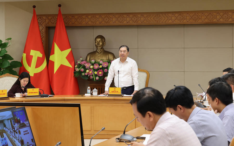 Phó Thủ tướng Thường trực Phạm Gia Túc đề nghị 7 tỉnh, thành phố thống nhất quyết tâm đẩy nhanh tiến độ chuẩn bị cho dự án. Ảnh: VGP