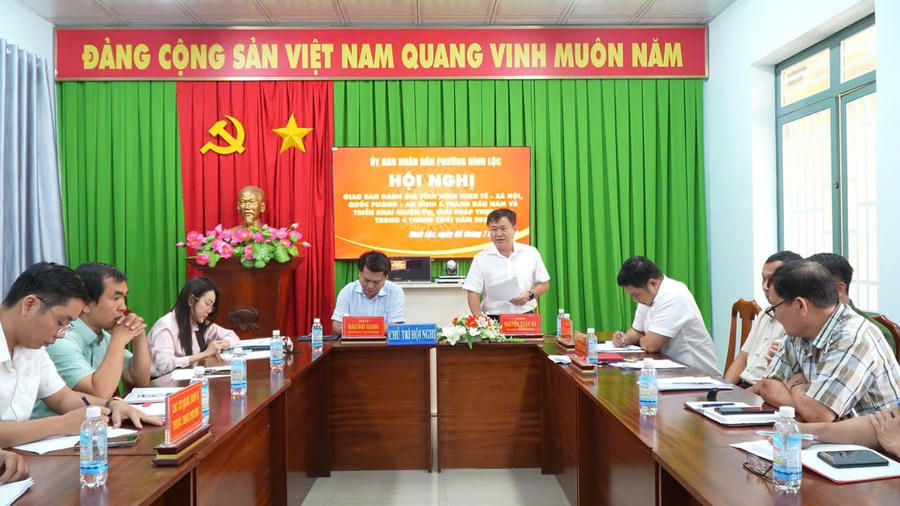Đồng chí Nguyễn Xuân Hà, Bí thư Đảng ủy Phường Bình Lộc.