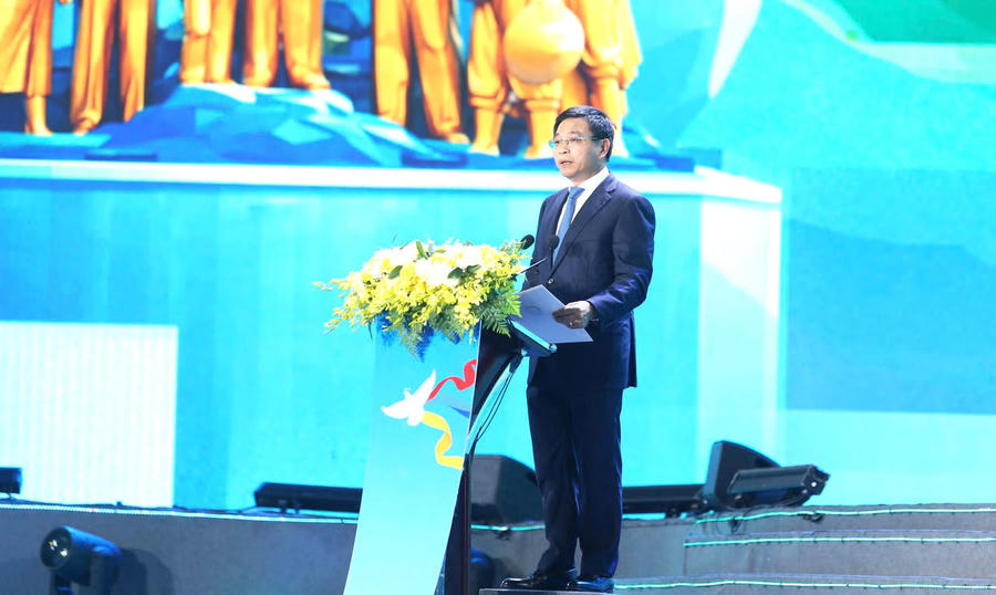 Phó Thủ tướng Chính phủ Nguyễn Văn Thắng phát biểu.