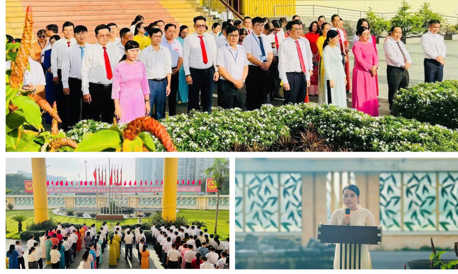 Lãnh đạo Đảng ủy, HĐND, UBND, Ủy ban MTTQ Việt Nam xã Tân Nhựt cùng toàn thể cán bộ, công chức và người lao động tham dự buổi lễ chào cờ đầu tuần. Lãnh đạo Đảng ủy, HĐND, UBND, Ủy ban MTTQ Việt Nam xã Tân Nhựt cùng toàn thể cán bộ, công chức và người lao động tham dự buổi lễ chào cờ đầu tuần.
