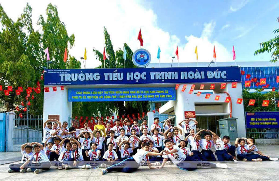 Trường Tiểu học Trịnh Hoài Đức (phường Biên Hòa, TP Đồng Nai) nơi lưu giữ tuổi học trò, tuổi thơ tươi đẹp của bao thế hệ. 