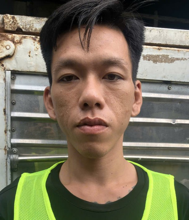 03 đối tượng (từ trái qua phải) Trần Anh Dũng; Hứa Bá An; Hoàng Tấn Phát (Ảnh: Công an TP HCM)
