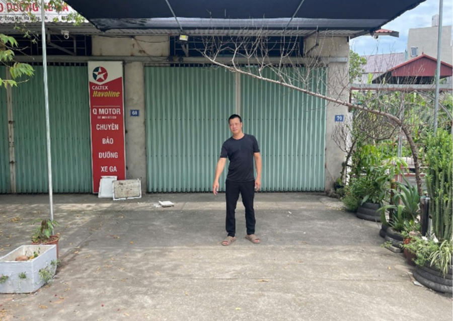 Hiện trường nơi xảy ra vụ việc cố ý gây thương tích tại phường Yên Nghĩa.