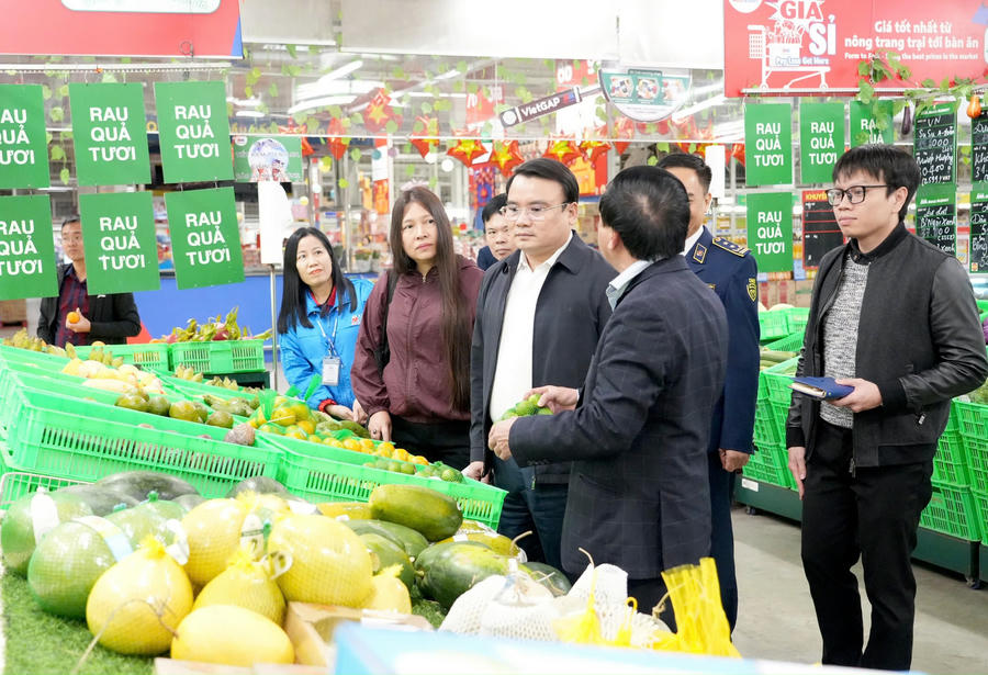 Ban Chỉ đạo 389 Nghệ An kiểm tra&nbsp; tại Siêu thị Mega Market Vinh.