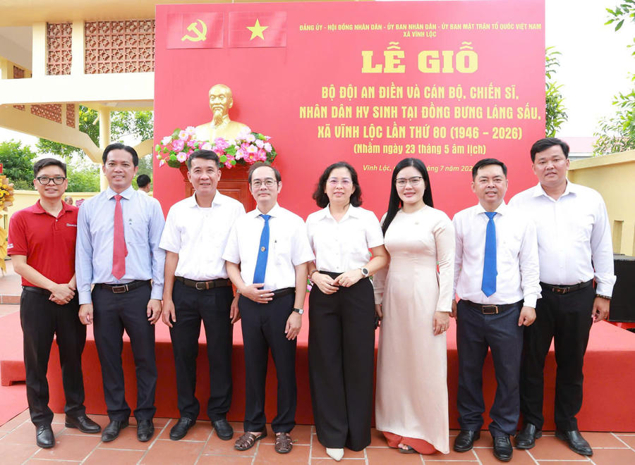 Lễ giỗ lần thứ 80 diễn ra trong bối cảnh xã Vĩnh Lộc vừa tròn một năm thành lập và vận hành mô hình chính quyền địa phương hai cấp.