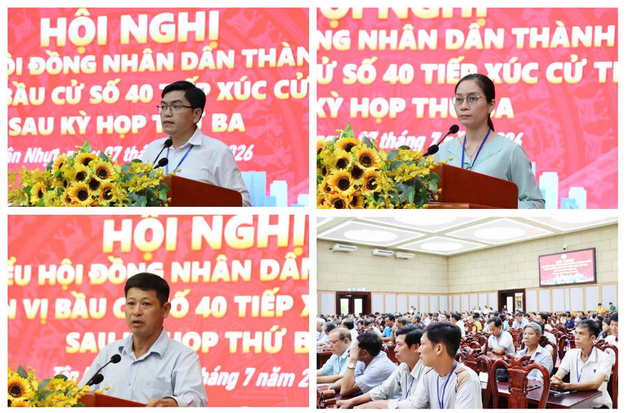 Đại diện UBND các xã đã trực tiếp trao đổi, giải trình nhiều nội dung thuộc thẩm quyền.