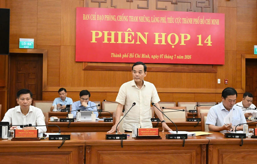 TP.HCM kiện toàn nhân sự Ban Chỉ đạo phòng, chống tham nhũng, lãng phí, tiêu cực. Ảnh Việt Dũng