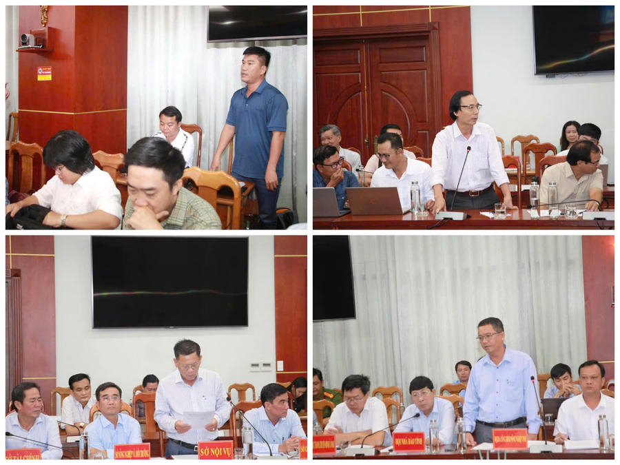 Đại diện các cơ quan báo chí Trung ương trao đổi, đặt câu hỏi tại buổi họp báo (ảnh trên); lãnh đạo các sở, ngành trực tiếp thông tin, làm rõ những nội dung báo chí quan tâm.