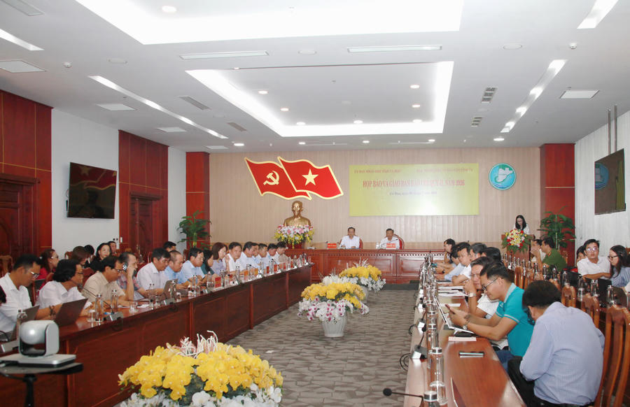 Quang cảnh Hội nghị họp báo và giao ban báo chí quý II năm 2026.