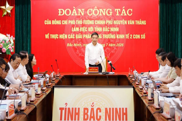 Phó Thủ tướng Chính phủ Nguyễn Văn Thắng phát biểu chỉ đạo tại buổi làm việc. Phó Thủ tướng Chính phủ Nguyễn Văn Thắng phát biểu chỉ đạo tại buổi làm việc.