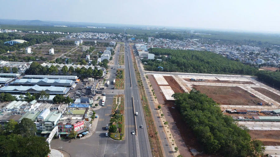 Một góc đô thị Dầu Giây khang trang, hiện đại.