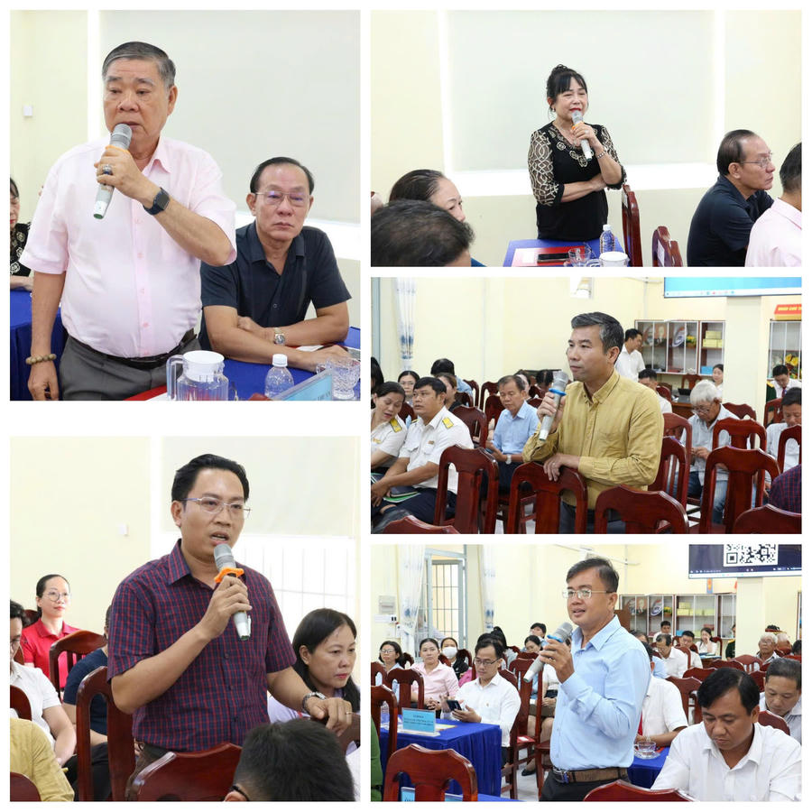 Đại diện các đơn vị, doanh nghiệp tham gia phát biểu ý kiến tại hội nghị.