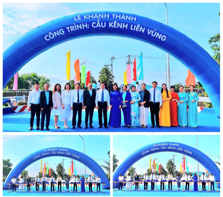 Cầu Kênh liên vùng đã chính thức hoàn thành, đưa vào khai thác, đánh dấu bước phát triển mới trong kết nối hạ tầng giao thông giữa TP.HCM và tỉnh Tây Ninh